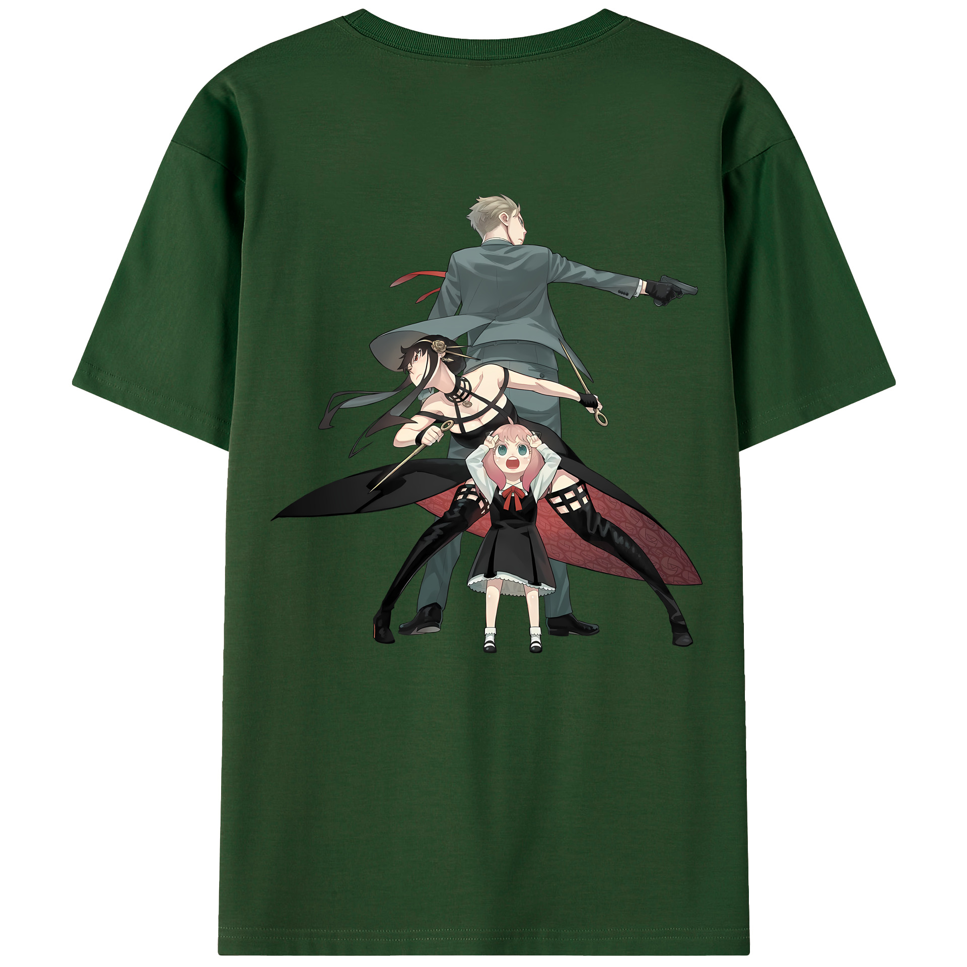 （画像用） SPY×FAMILY间谍家家酒 綿100％半袖Tシャツ（背面プリント）